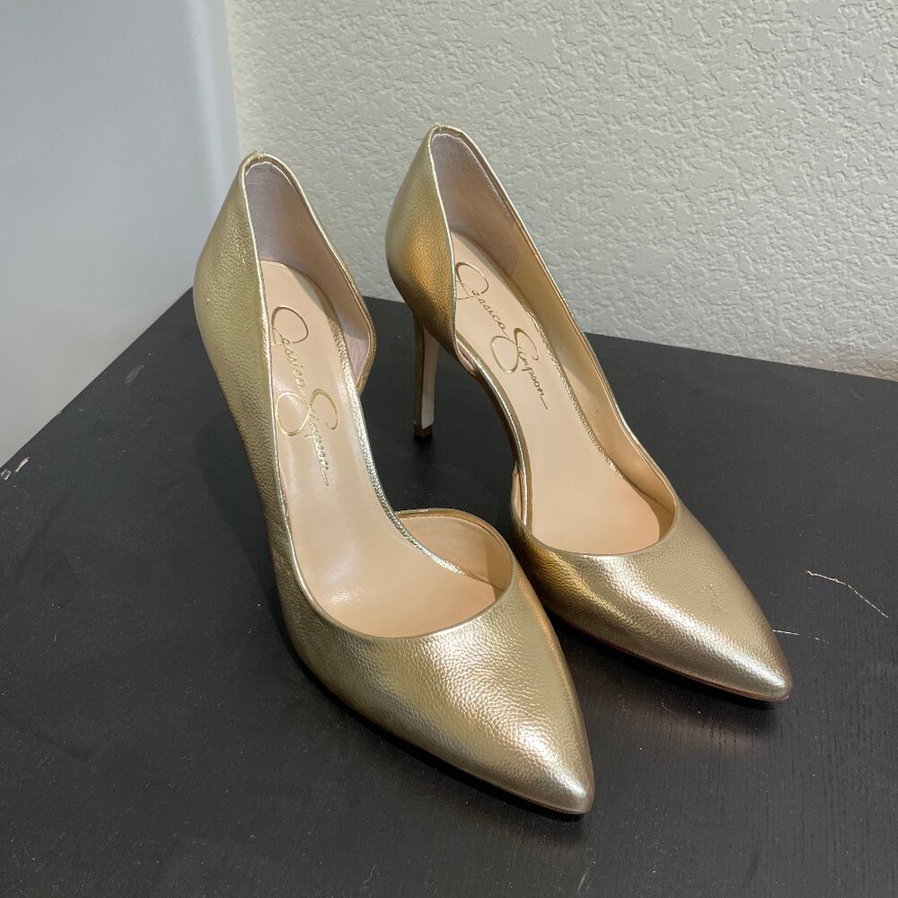 (Worn only Once!) Golden Heels!